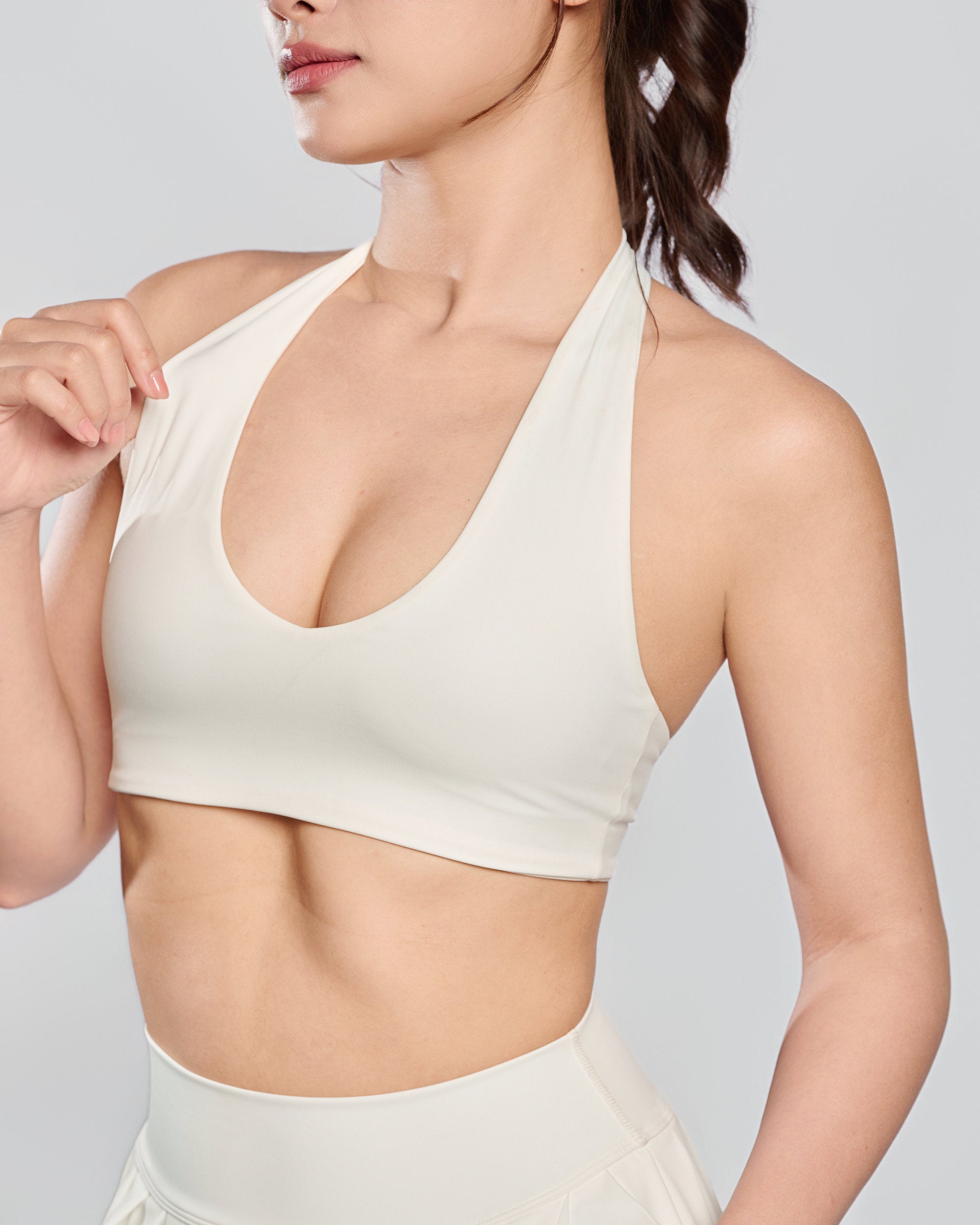 Celebré Halter Bra - Snow (Trắng) - view 3