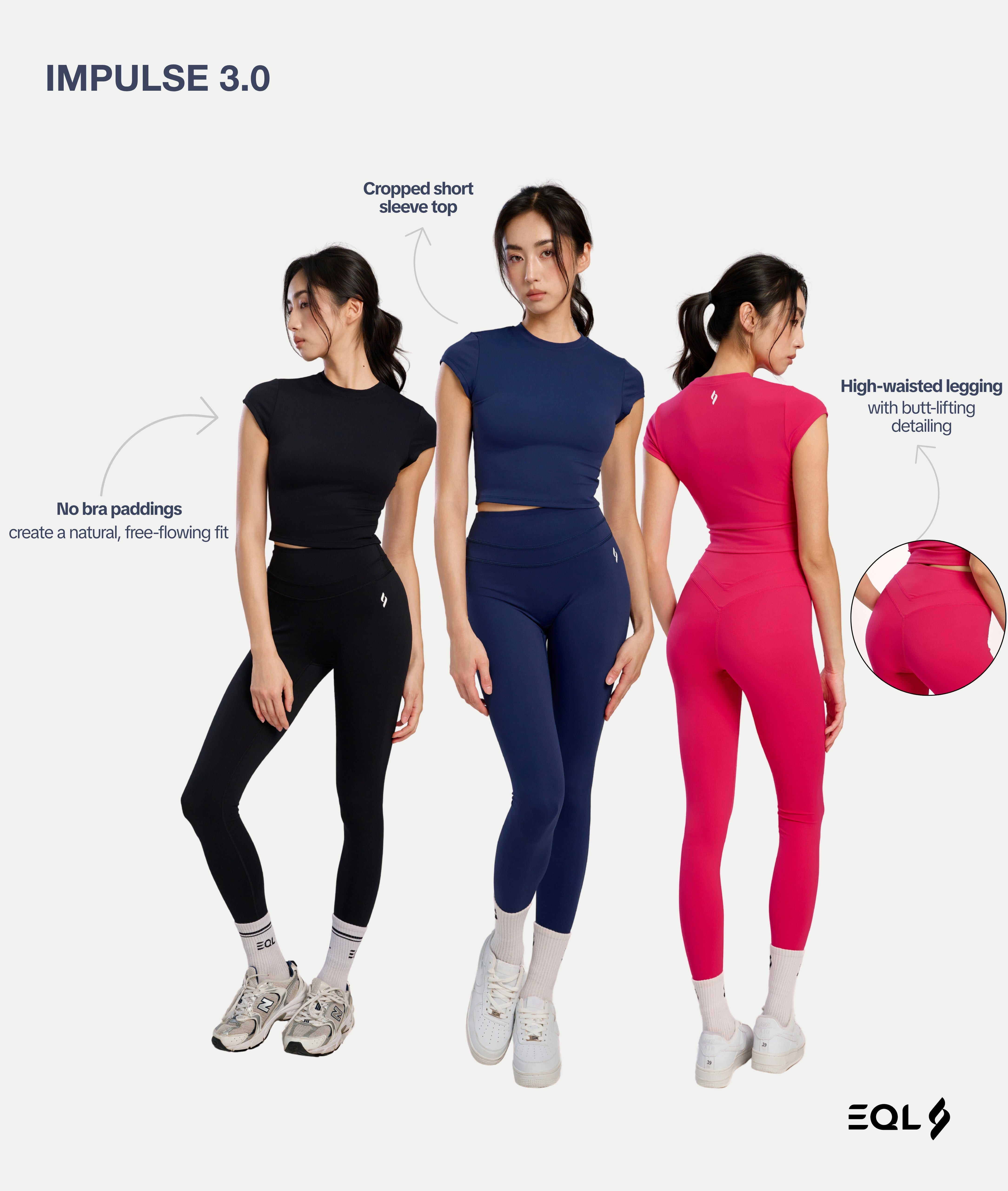 Impulse 3.0 - Navy (Xanh Navy) - Legging (Dài) - view 13