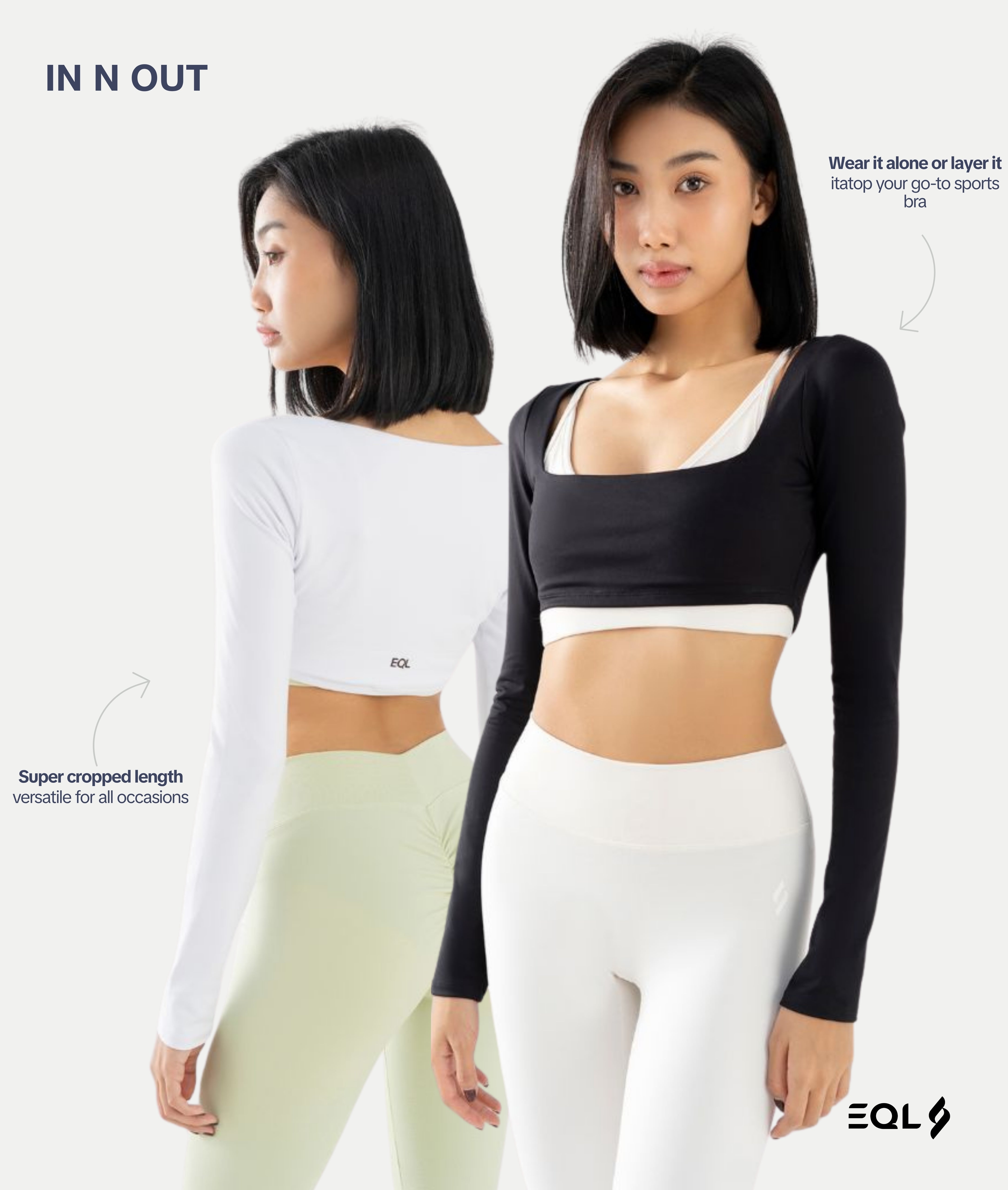 In n Out Top - Black (Đen) - view 9