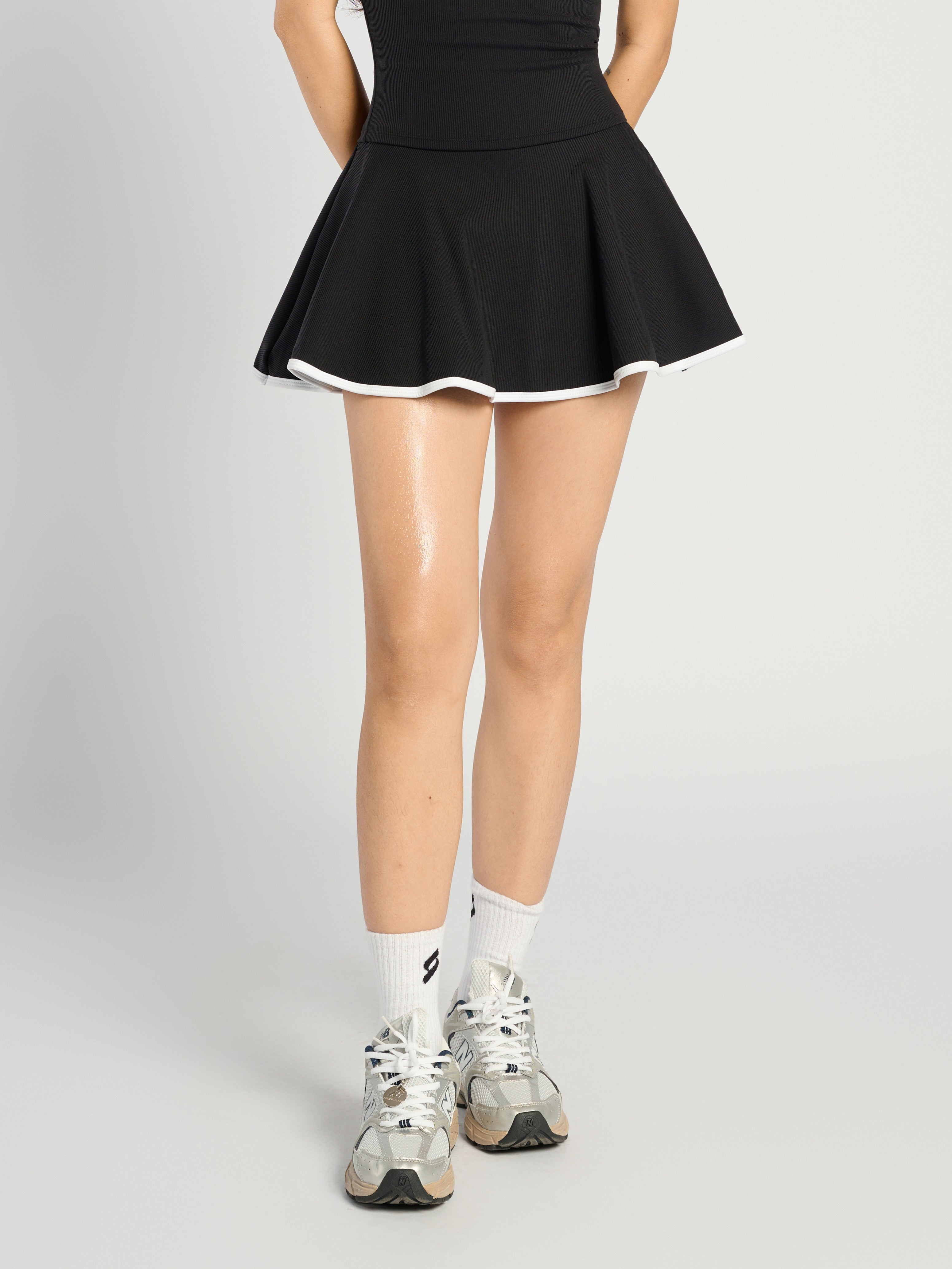 Monaco Skorts - Black (Đen) - view 2