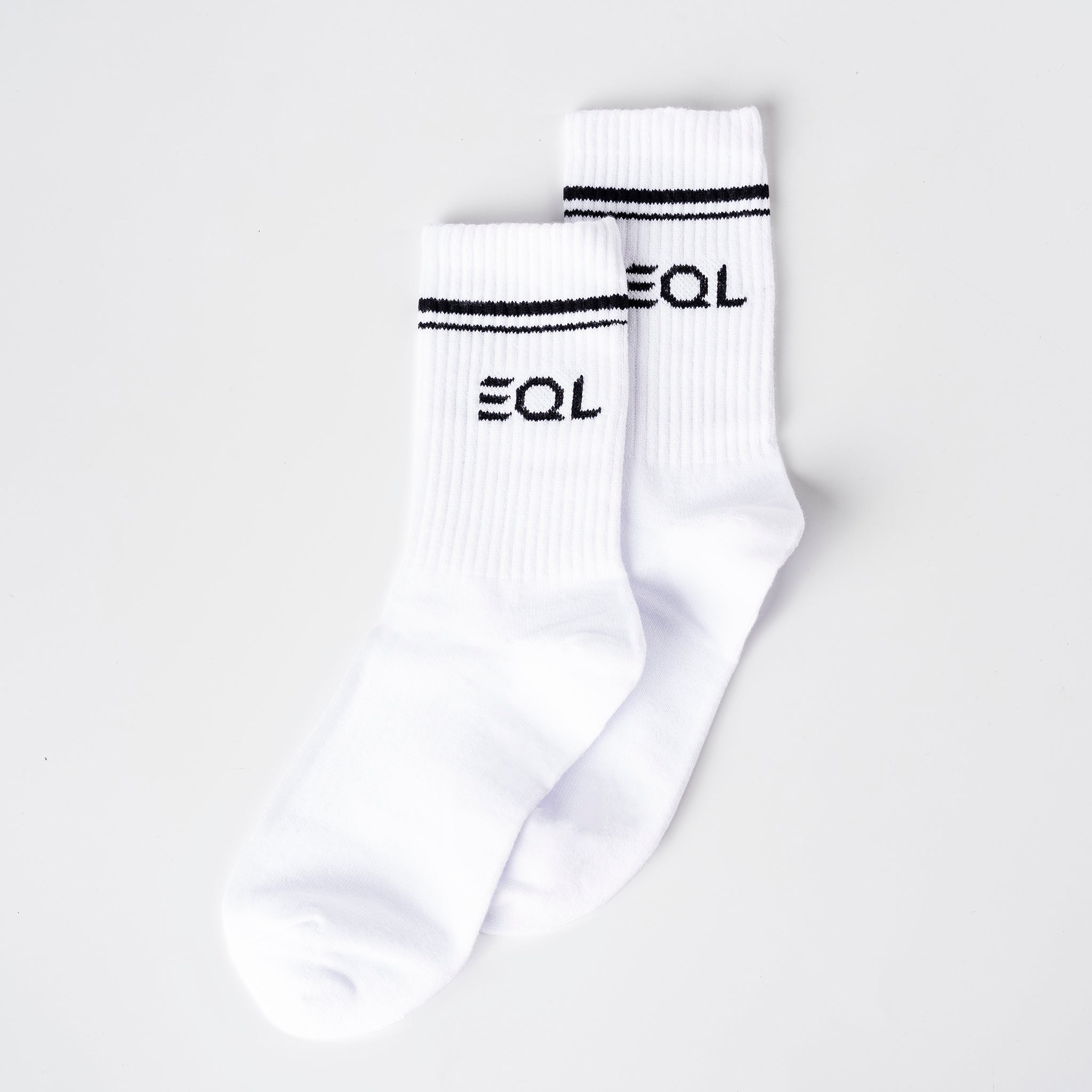 Timeless Socks - Tất (Vớ) Cao Cổ EQL - Freesize - White (Trắng) - view 2