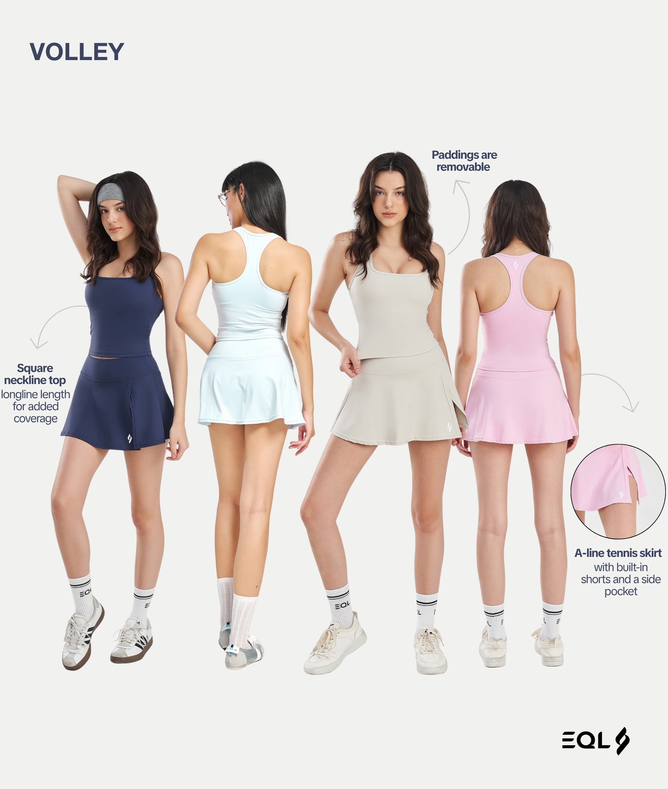 Volley - Baby Blue (Xanh Pastel) - view 12